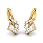 0.14 ct Natural Diamond Earrings 14k Yellow, Rose White Gold - Image 7
