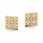 0.21 ct Natural Diamond Earrings 14k Yellow, Rose White Gold - Image 9