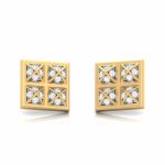 0.21 ct Natural Diamond Earrings 14k Yellow, Rose White Gold - Image 8