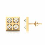 0.21 ct Natural Diamond Earrings 14k Yellow, Rose White Gold - Image 11