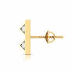 0.21 ct Natural Diamond Earrings 14k Yellow, Rose White Gold - Image 12