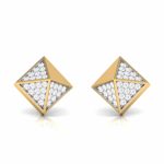 0.22 ct Natural Diamond Earrings 14k Yellow, Rose White Gold - Image 10