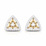 0.24 ct Natural Diamond Earrings 14k Yellow, Rose White Gold