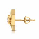 0.09 ct Natural Diamond Earrings 14k Yellow, Rose White Gold - Image 7