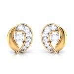 0.11 ct Natural Diamond Earrings 14k Yellow, Rose White Gold