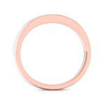 14k Two Tone Gold 0.06 ct Natural Diamond Engagement Wedding Bands - Image 7