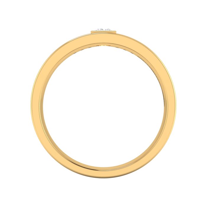 14k Two Tone Gold 0.21 Ct Natural Diamond Engagement Wedding Bands - Image 7