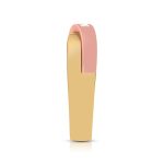 0.07 Ct Natural Diamond Engagement Wedding Band 14k Two Tone Gold - Image 10