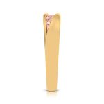 0.06 Ct Natural Diamond Engagement Wedding Band14k Two Tone Gold - Image 7