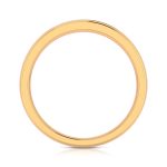 0.05 ct Natural Diamond Engagement Wedding Band14k Two Tone Gold - Image 11
