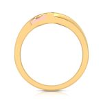 14k Two Tone Gold 0.02 ct Natural Diamond Engagement Wedding Bands - Image 11