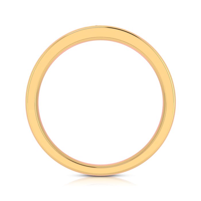 14k Two Tone Gold 0.05 ct Natural Diamond Engagement Wedding Bands - Image 11