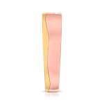 14k Two Tone Gold 0.05 ct Natural Diamond Engagement Wedding Bands - Image 10