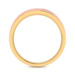 14k Two Tone Gold 0.09 ct Natural Diamond Engagement Wedding Bands - Image 11