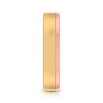 14k Two Tone Gold  0.03 ct Natural Diamond Engagement Wedding Bands - Image 10