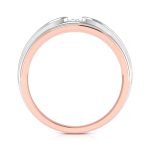 14k Two Tone Gold 0.10 ct Natural Diamond Engagement Wedding Bands - Image 7