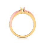 14k Two Tone Gold 0.15 ct Natural Diamond Engagement Wedding Rings - Image 11