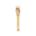 14k Two Tone Gold 0.15 ct Natural Diamond Engagement Wedding Rings - Image 10