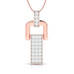 0.20 Ct Natural Diamond Pendants 14k Yellow Rose White Gold - Image 3