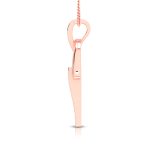 0.20 Ct Natural Diamond Pendants 14k Yellow Rose White Gold - Image 6