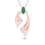 0.25 Ct Natural Diamond Pendants 14k Yellow Rose White Gold - Image 3