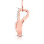 0.09 Ct Natural Diamond Pendants 14k Yellow Rose White Gold - Image 6