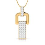 0.20 Ct Natural Diamond Pendants 14k Yellow Rose White Gold