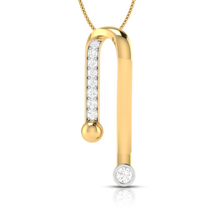 0.16 Ct Natural Diamond Pendants 14k Yellow Rose White Gold - Image 1