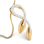 0.16 Ct Natural Diamond Pendants 14k Yellow Rose White Gold - Image 8