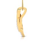 0.10 Ct Natural Diamond Pendants 14k Yellow Rose White Gold - Image 10