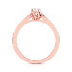 14k Gold 0.16 Ct Natural Diamond Rings Engagement Wedding Anniversary Rings - Image 5