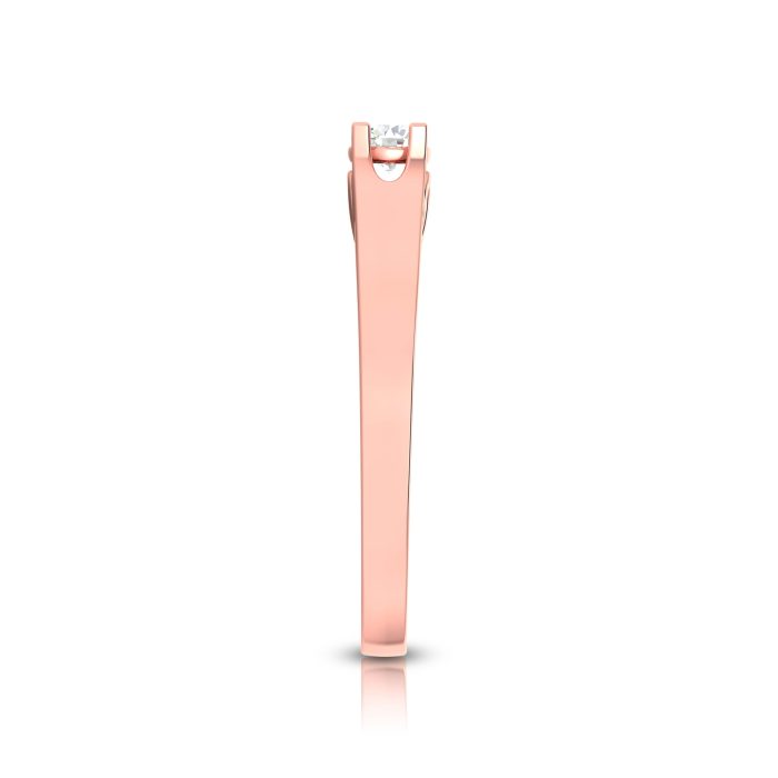14k Gold Natural 0.21 ct Diamond Rings Engagement Wedding Anniversary Rings - Image 5