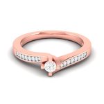 14k white Gold Natural Diamond Rings Engagement Wedding Anniversary Rings