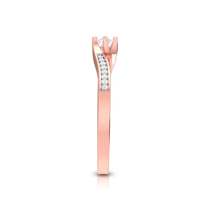14k white Gold Natural Diamond Rings Engagement Wedding Anniversary Rings - Image 5