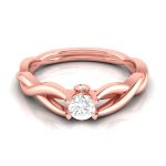 14k Gold 0.21ct Natural Diamond Solitaire Engagement Wedding Anniversary Rings