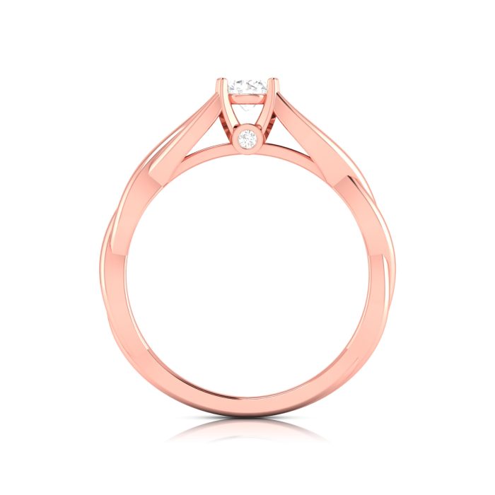 14k Gold 0.21ct Natural Diamond Solitaire Engagement Wedding Anniversary Rings - Image 6