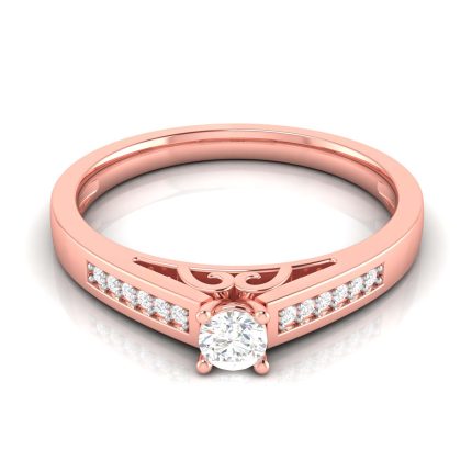 14k Gold 0.18 ct Natural Diamond Rings Engagement Wedding Anniversary Rings