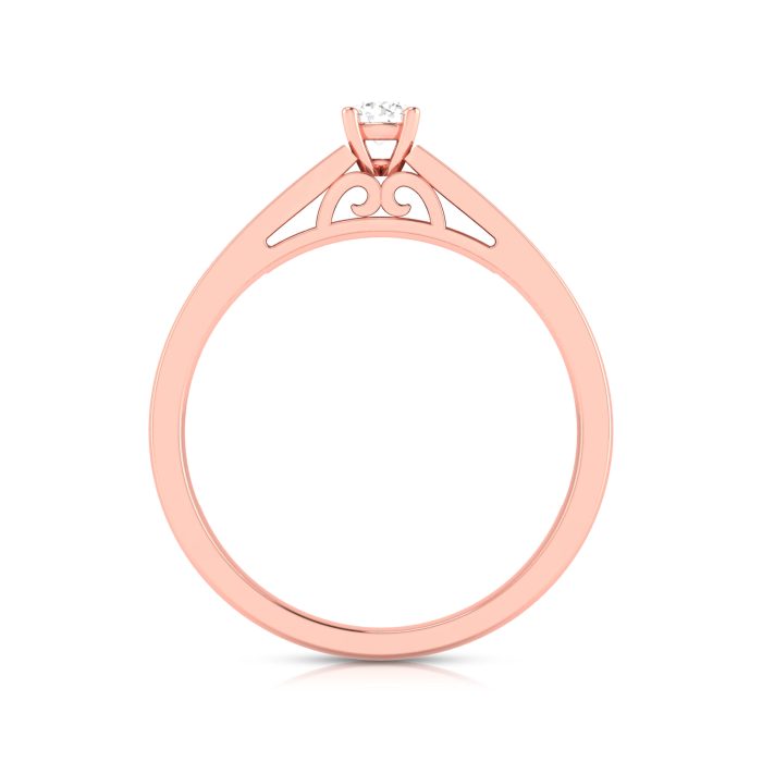 14k Gold 0.18 ct Natural Diamond Rings Engagement Wedding Anniversary Rings - Image 6