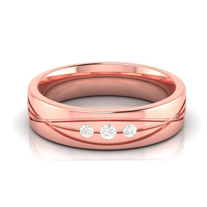 14k Gold 0.07 ct Natural Diamond Rings Engagement Wedding Bands - Image 1