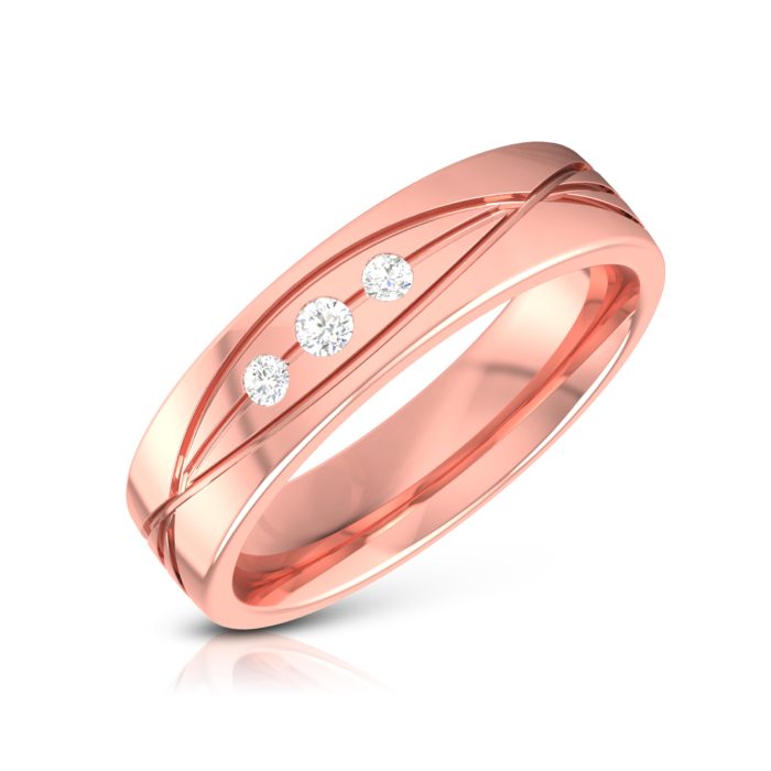 14k Gold 0.07 ct Natural Diamond Rings Engagement Wedding Bands - Image 2
