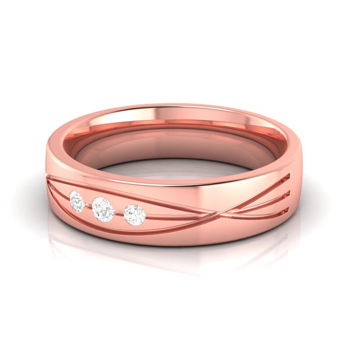 14k Gold 0.07 ct Natural Diamond Rings Engagement Wedding Bands - Image 4