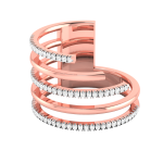 14k Gold 0.20 ct Natural Diamond Engagement Wedding Rings