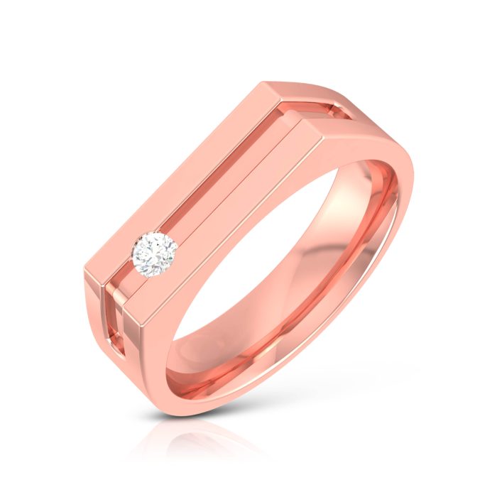14k Gold 0.01 Ct Natural Diamond Engagement Wedding Anniversary Bands - Image 3