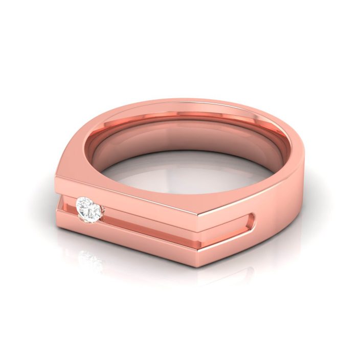 14k Gold 0.01 Ct Natural Diamond Engagement Wedding Anniversary Bands - Image 5