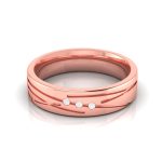 14k Gold 0.03 ct Natural Diamond Engagement Wedding Bands
