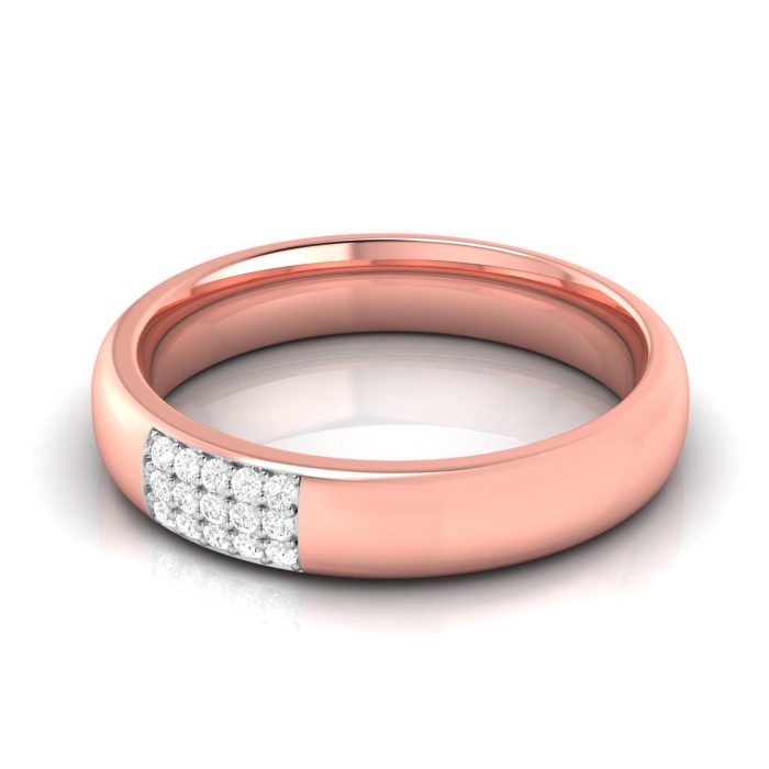 14k Gold Natural Diamond Engagement Wedding Anniversary Bands - Image 4