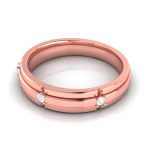 14k Gold 0.05 ct Natural Diamond Engagement Wedding Anniversary Bands - Image 4
