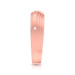 14k Gold 0.03 ct Natural Diamond Engagement Wedding Bands - Image 5