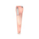 14k Gold 0.08 ct Natural Diamond Engagement Wedding Bands - Image 5