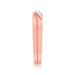 14k Gold 0.14 ct Natural Diamond Engagement Wedding Bands - Image 4